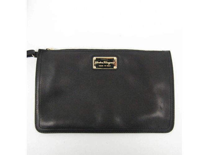 Damentasche aus Leder von Salvatore Ferragamo Schwarz - Ansicht 9