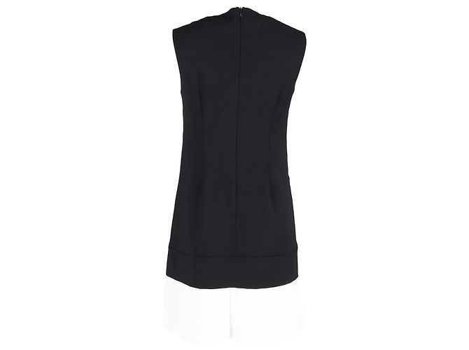 Abito Mini Victoria Beckham in Seta Nera Nero - vista 3
