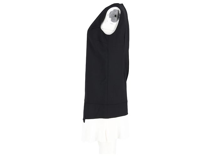 Abito Mini Victoria Beckham in Seta Nera Nero - vista 5