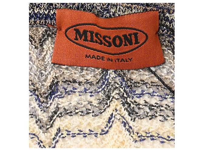 Missoni Zigzag Buttoned Cardigan in Multicolor Wool Multiple colors - view 4