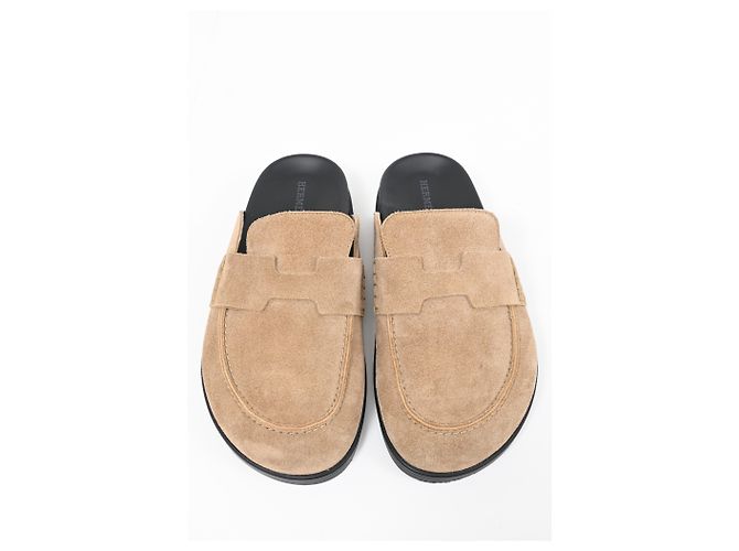 Mules Hermès Go in suede beige - vista 14