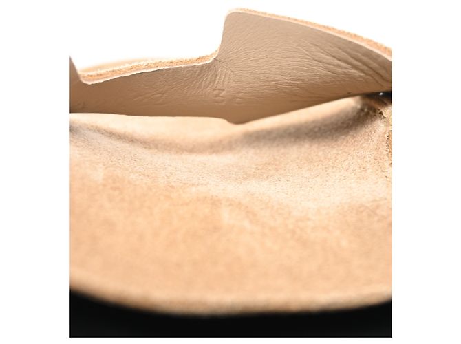 Mules Hermès Go in suede beige - vista 17