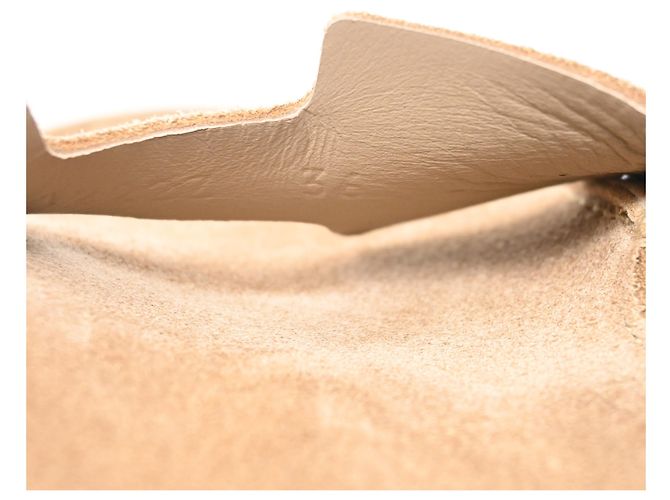 Mules Hermès Go in suede beige - vista 8