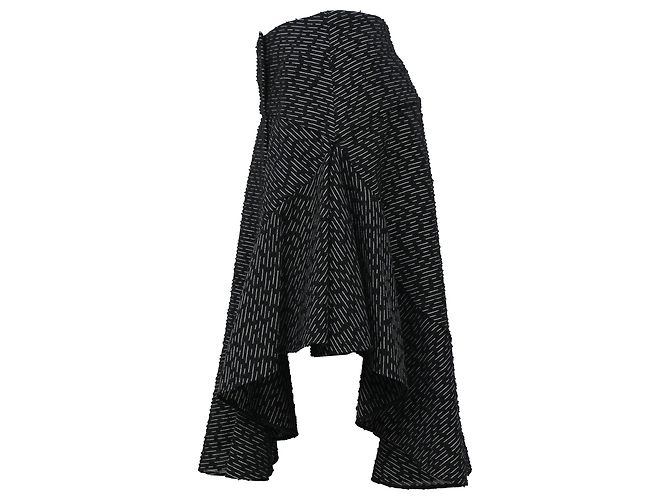 Falda asimétrica Chloé en poliamida negra Negro - vista 2