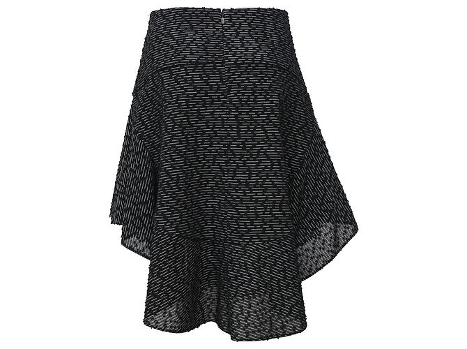 Falda asimétrica Chloé en poliamida negra Negro - vista 3