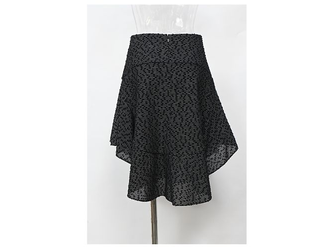 Falda asimétrica Chloé en poliamida negra Negro - vista 7