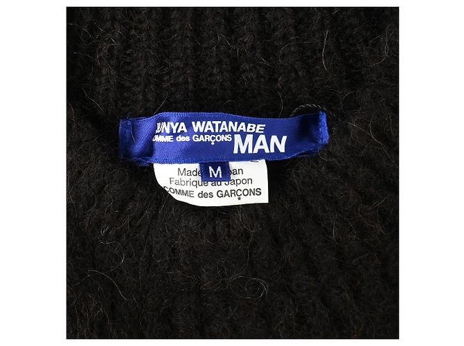 Suéter Zig Zag em lã cinza de Junya Watanabe - vista 4