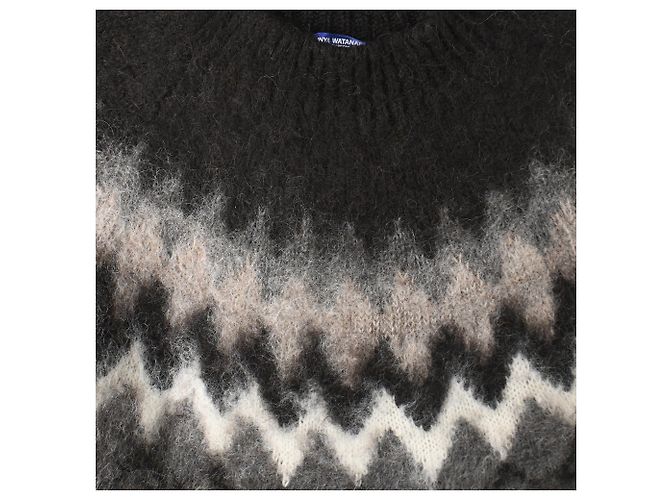 Suéter Zig Zag em lã cinza de Junya Watanabe - vista 5
