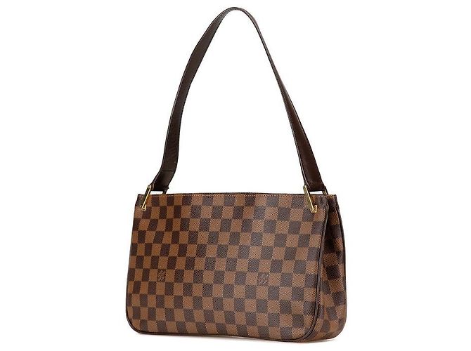 Bolso de Hombro Damier Aubagne Louis Vuitton N51129 Metálico Bronce - vista 2