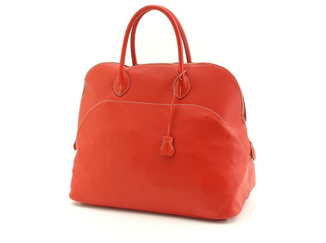 Hermès Borsa Boston in pelle Hermes Bolide Relax 45 Rosso - vista 2