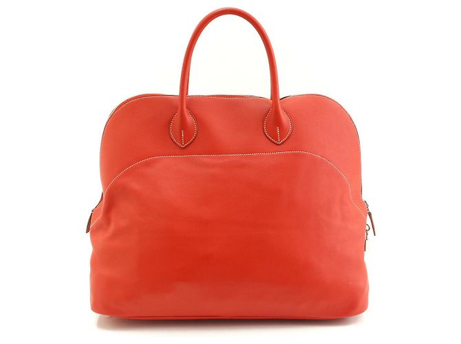 Hermès Borsa Boston in pelle Hermes Bolide Relax 45 Rosso - vista 4