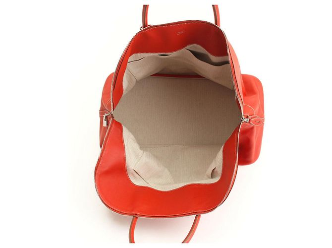 Hermès Borsa Boston in pelle Hermes Bolide Relax 45 Rosso - vista 6