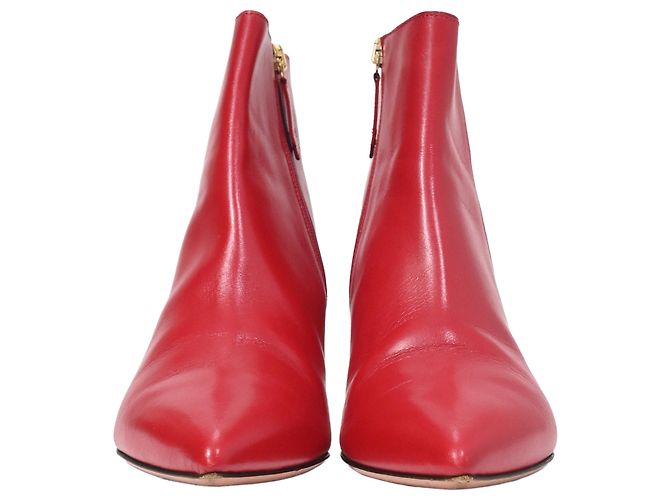 Stivaletti con tacco kitten Altuzarra Quant in pelle rossa Rosso - vista 2