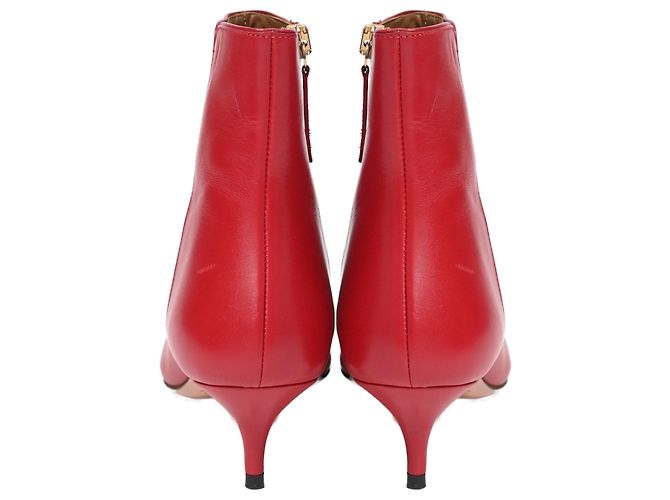 Stivaletti con tacco kitten Altuzarra Quant in pelle rossa Rosso - vista 3