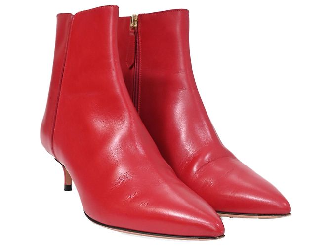 Stivaletti con tacco kitten Altuzarra Quant in pelle rossa Rosso - vista 4