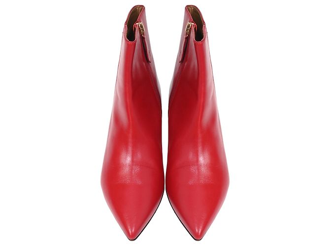 Stivaletti con tacco kitten Altuzarra Quant in pelle rossa Rosso - vista 5