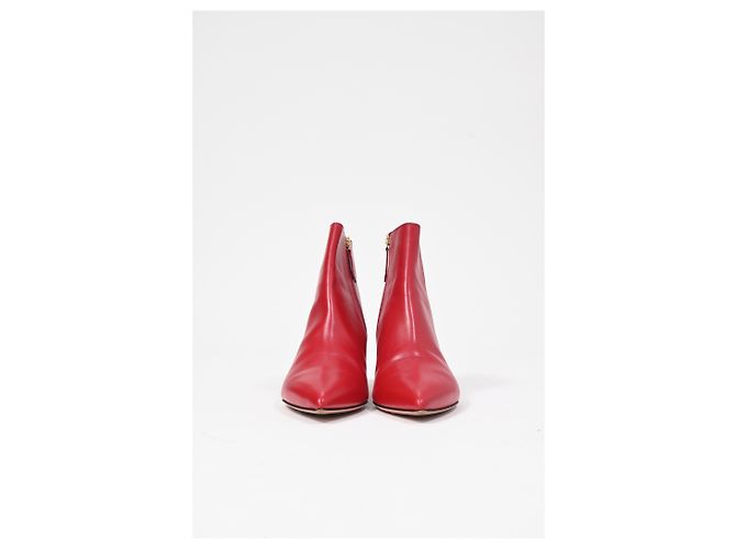 Stivaletti con tacco kitten Altuzarra Quant in pelle rossa Rosso - vista 8