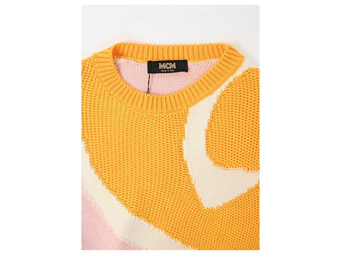 MCM Strickpullover im Farbblockdesign aus mehrfarbiger Baumwolle Mehrfarben - Ansicht 10
