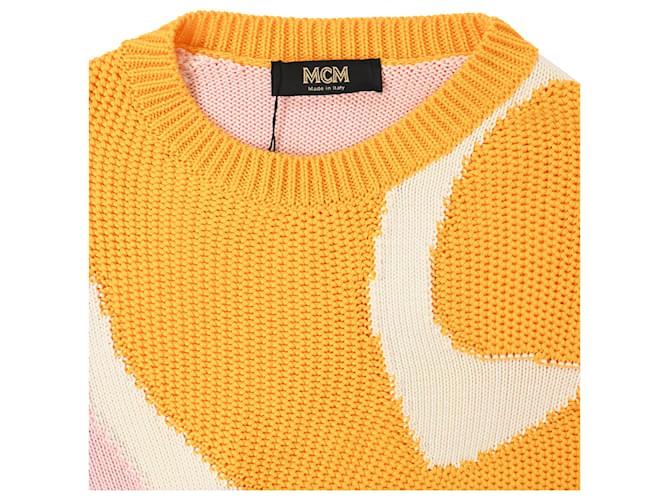 MCM Strickpullover im Farbblockdesign aus mehrfarbiger Baumwolle Mehrfarben - Ansicht 5