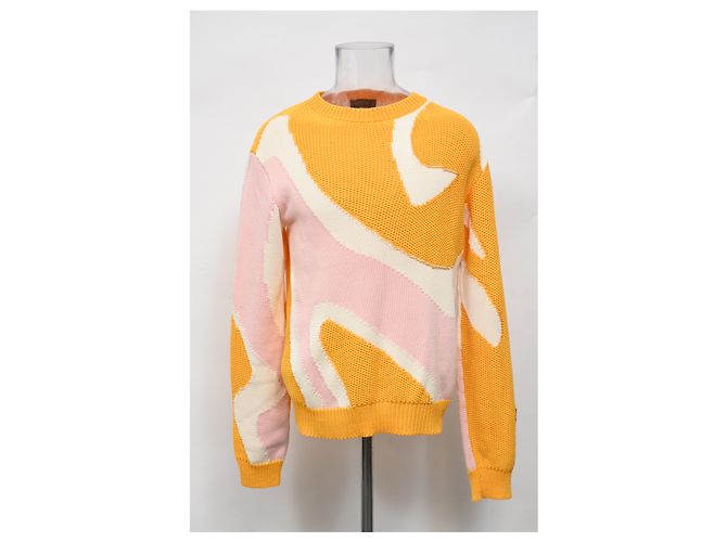 MCM Strickpullover im Farbblockdesign aus mehrfarbiger Baumwolle Mehrfarben - Ansicht 6