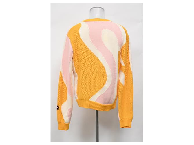 MCM Strickpullover im Farbblockdesign aus mehrfarbiger Baumwolle Mehrfarben - Ansicht 8