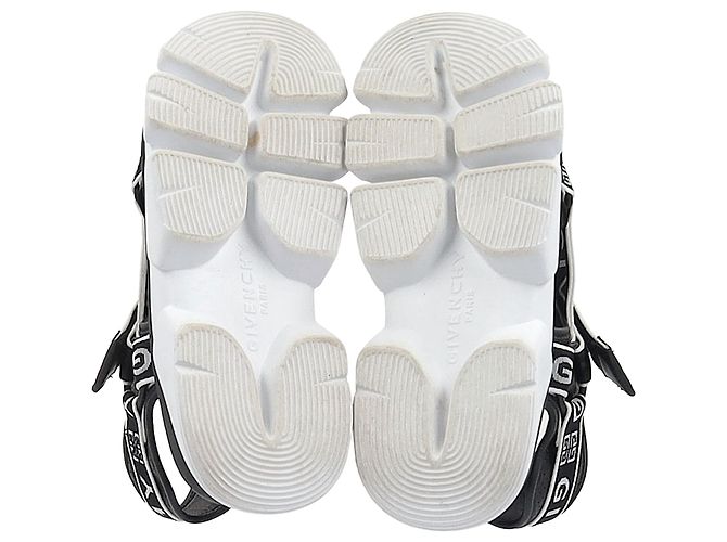 Sandales Jaw Givenchy en cuir noir - vue 7