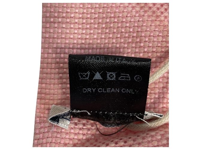 Cravate texturée en soie rose d'Acne Studios - vue 5