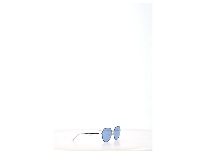 Timeless Gafas de sol redondas Chanel 4251 en metal plateado Plata - vista 6
