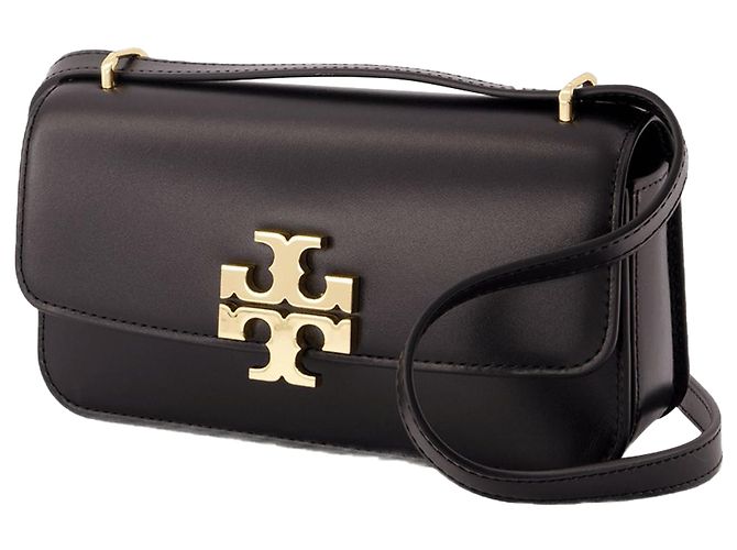 Borsa a spalla convertibile Eleanor Small - Tory Burch - Pelle - Nera - vista 2