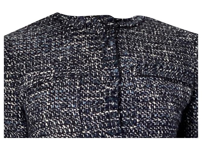 Giacca Tweed Theory in acrilico blu navy - vista 2