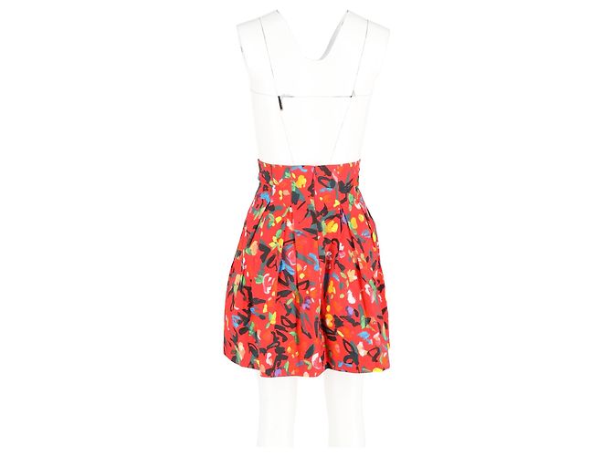 Autre Marque Falda impresa Philosophy de Lorenzo Serafini en algodón rojo - vista 6