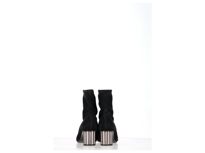 Salvatore Ferragamo Botas de tobillo stretch Catania de Ferragamo en ante negro - vista 11