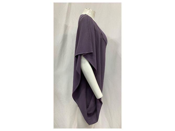 Rick Owens Tunika-Bluse aus lila Viskose - Ansicht 13