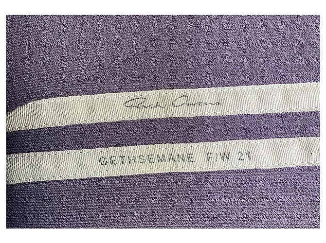 Rick Owens Tunika-Bluse aus lila Viskose - Ansicht 15