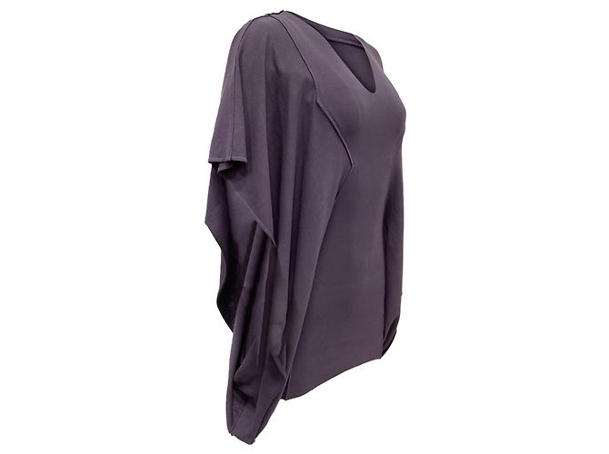 Rick Owens Tunika-Bluse aus lila Viskose - Ansicht 3