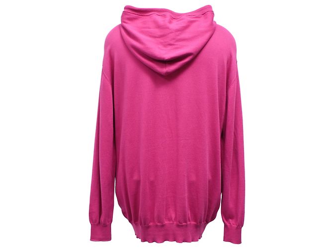 Hoodie Moschino Couture Bear in cotone rosa - vista 3