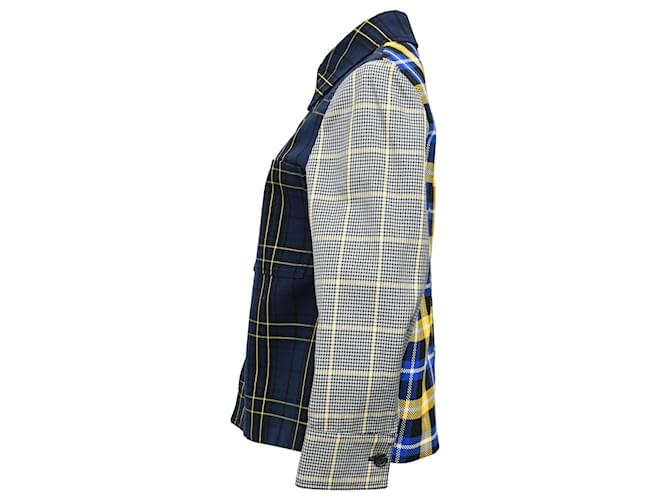 Blazer a quadri multicolore in cotone Joseph Patchwork - vista 2