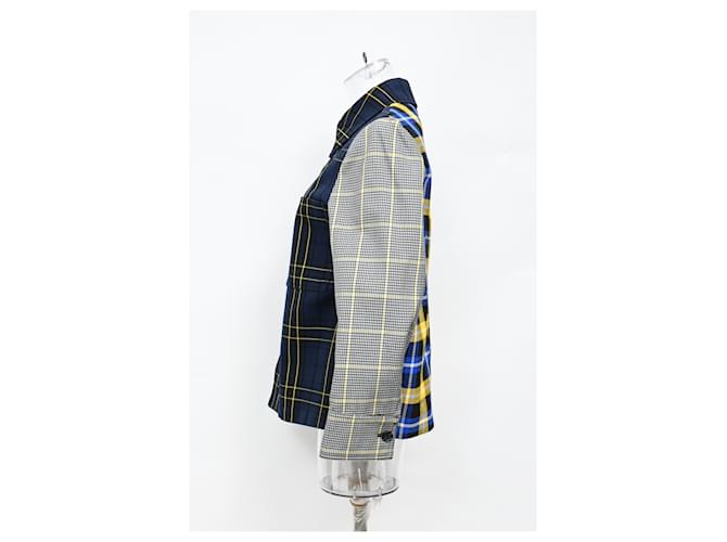 Blazer a quadri multicolore in cotone Joseph Patchwork - vista 7