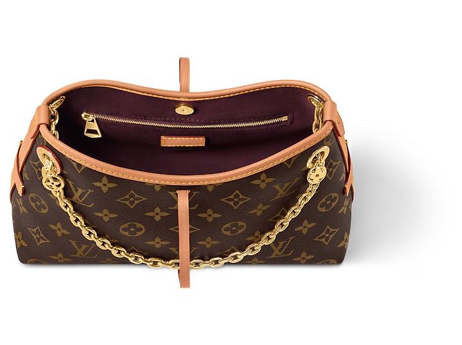 Louis Vuitton CarryAll BB Tela Monogramma Marrone - vista 2