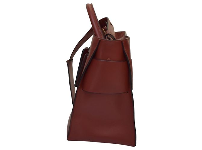 Bolsa de ombro em couro de bezerro BOYY Devon 21 com fivela decorativa. Marrom - vista 3