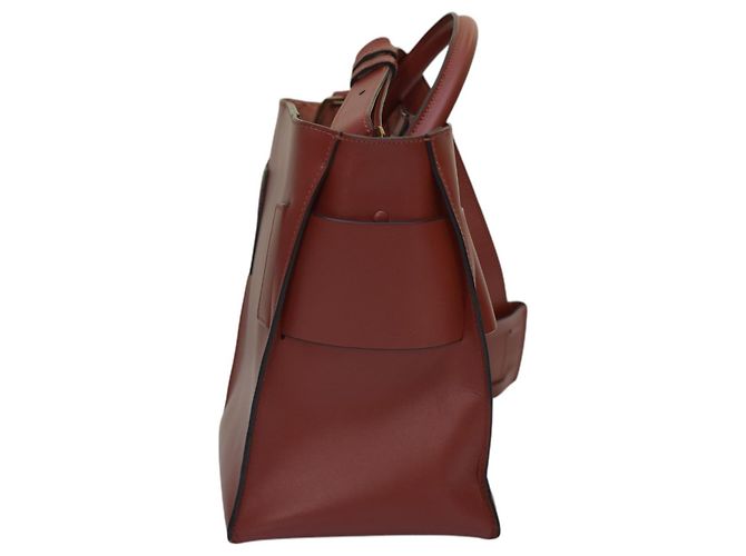 Bolsa de ombro em couro de bezerro BOYY Devon 21 com fivela decorativa. Marrom - vista 4