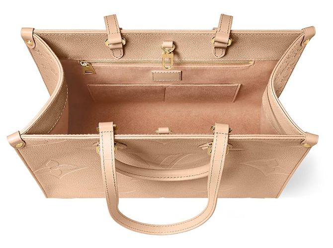 Louis Vuitton LV Colore sabbia OntheGo MM nuovo - vista 2