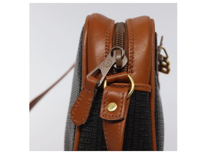 Borsa a Spalla BALLY in Pelle PVC Marrone Oro Auth BA1680 D'oro - vista 10
