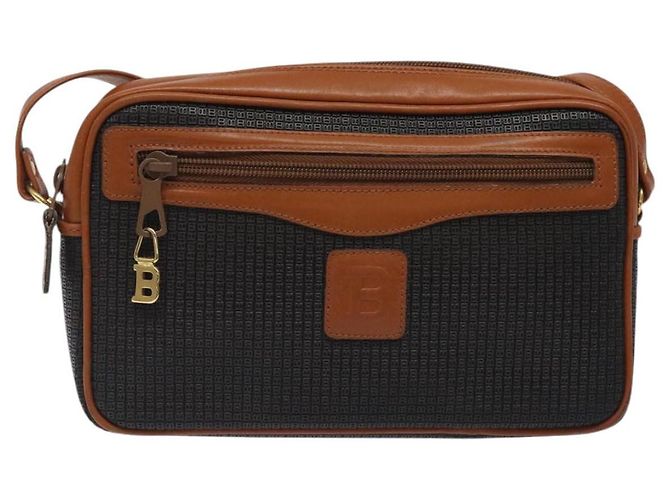 Borsa a Spalla BALLY in Pelle PVC Marrone Oro Auth BA1680 D'oro - vista 13