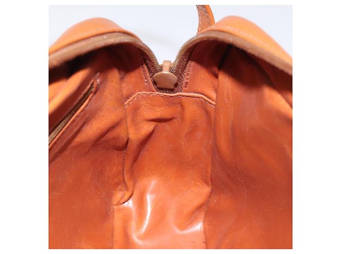 Borsa a Spalla BALLY in Pelle PVC Marrone Oro Auth BA1680 D'oro - vista 19