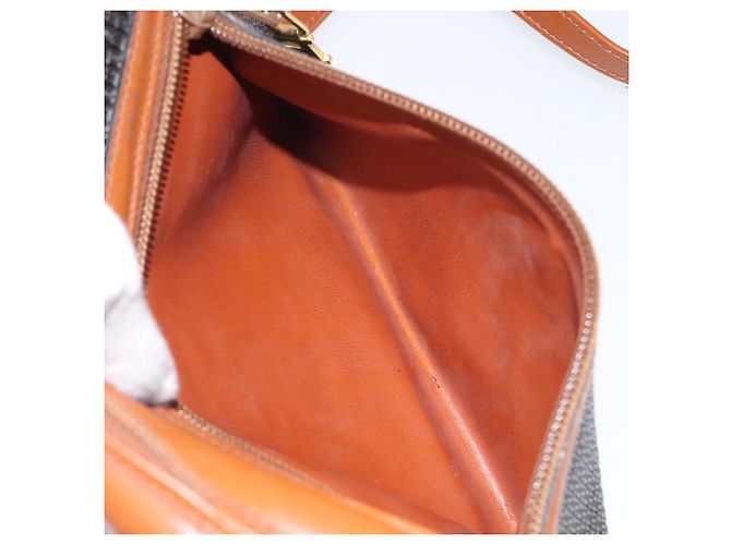 Borsa a Spalla BALLY in Pelle PVC Marrone Oro Auth BA1680 D'oro - vista 21
