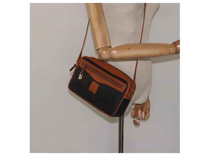 Borsa a Spalla BALLY in Pelle PVC Marrone Oro Auth BA1680 D'oro - vista 22