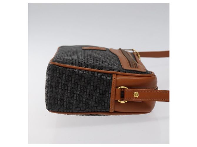 Borsa a Spalla BALLY in Pelle PVC Marrone Oro Auth BA1680 D'oro - vista 3