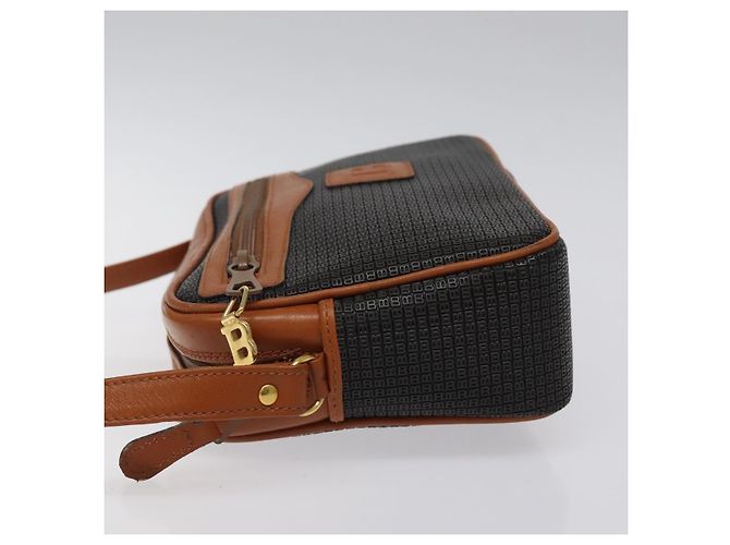 Borsa a Spalla BALLY in Pelle PVC Marrone Oro Auth BA1680 D'oro - vista 4