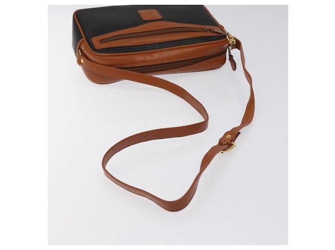 Borsa a Spalla BALLY in Pelle PVC Marrone Oro Auth BA1680 D'oro - vista 7